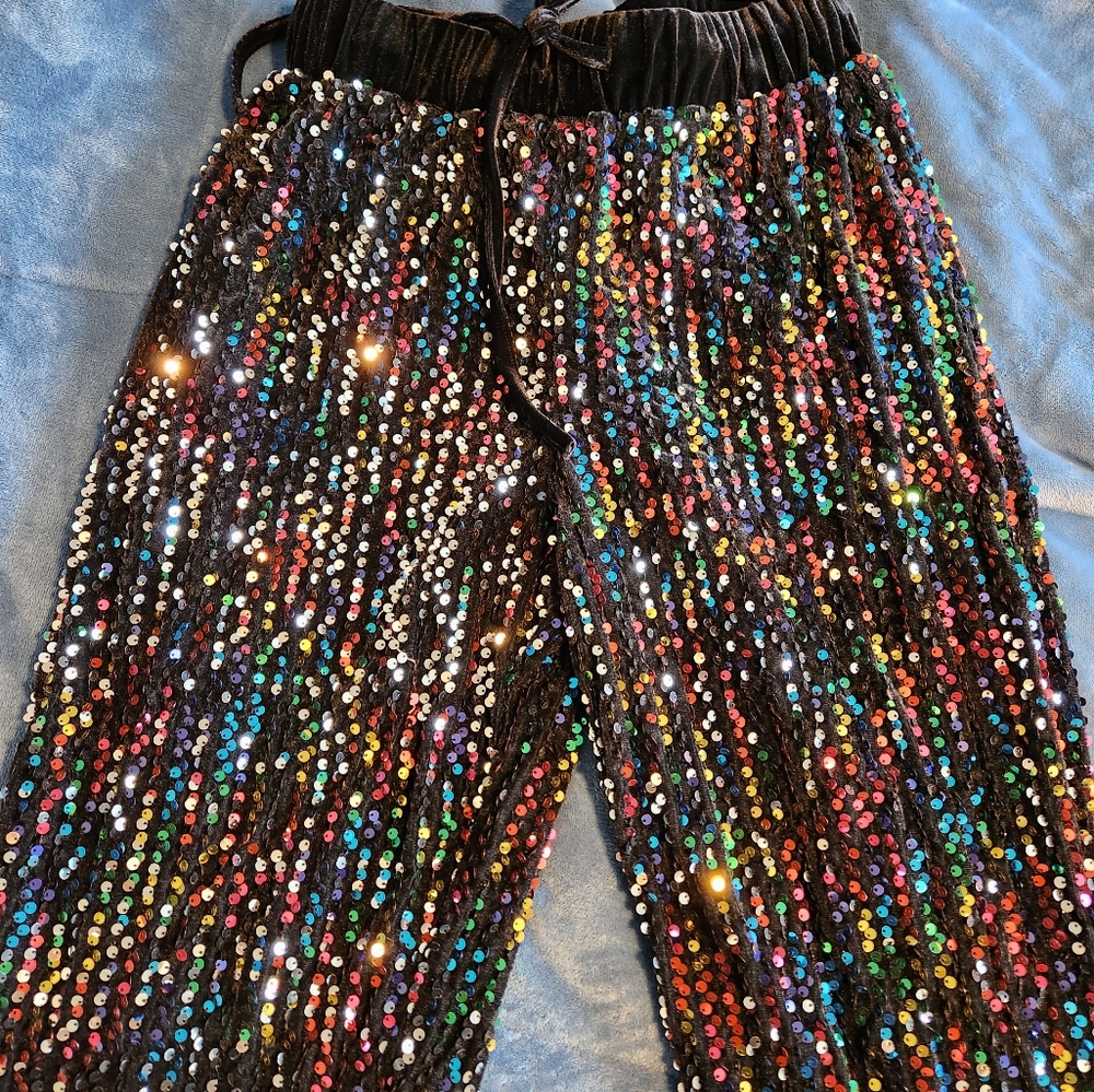 Sequins pants